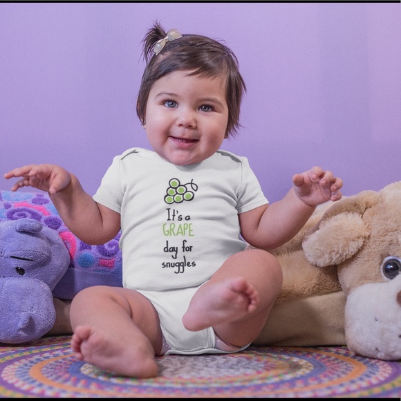Onesie - Grape Day by Yellow Canary Apparel - Picture 2 of 2